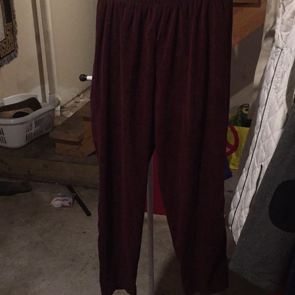 Maroon pants